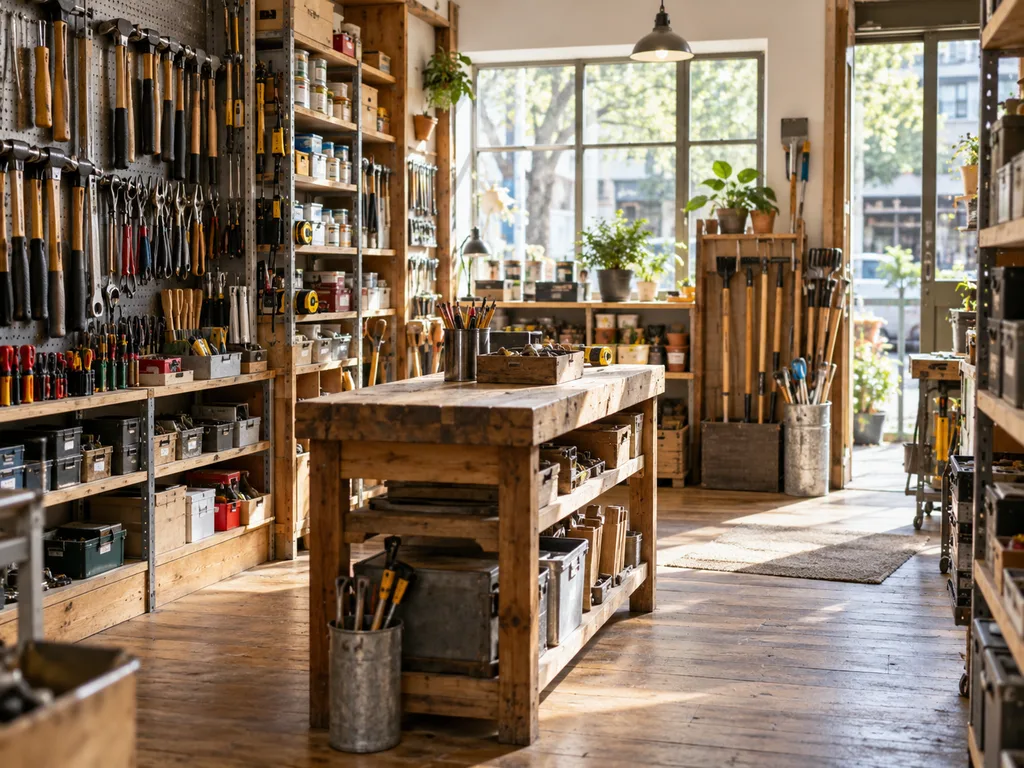 Independent hardware shop category photograph